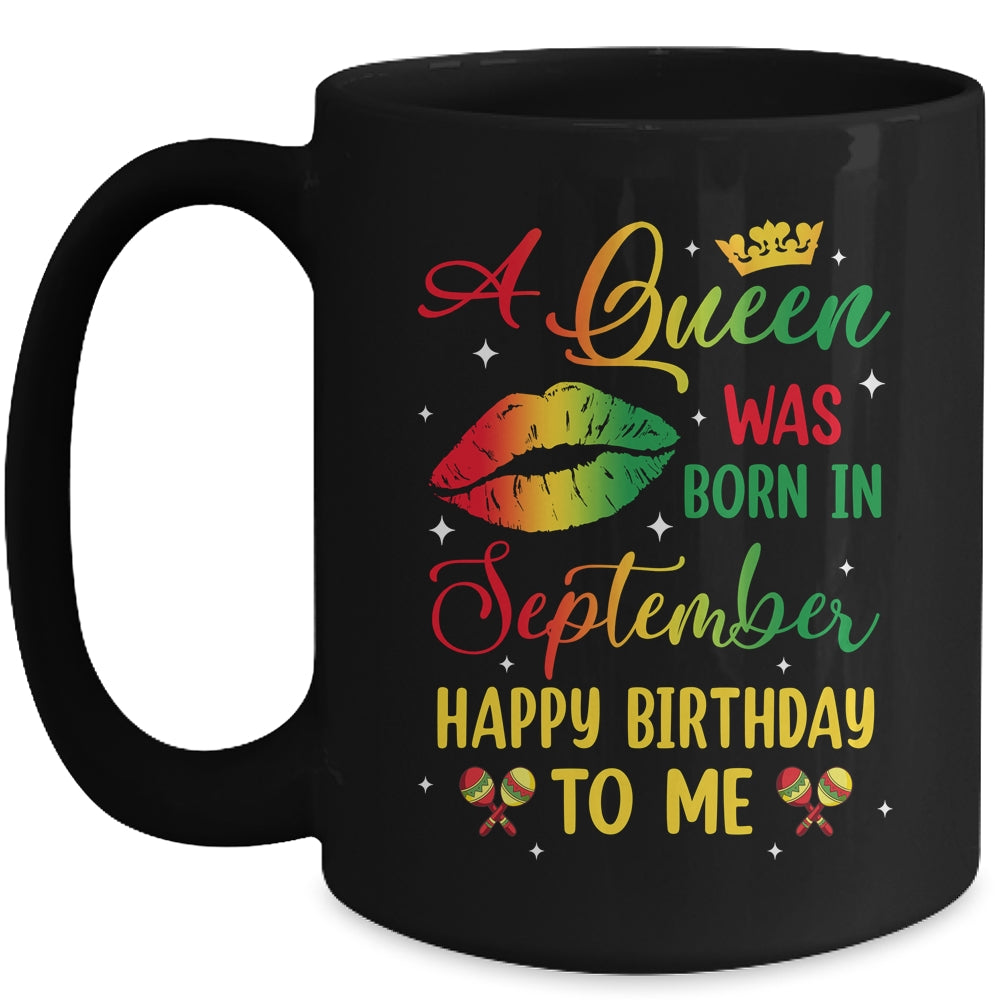 Jamaica Birthday Girl Party A Queen Was Born In September Mug | siriusteestore
