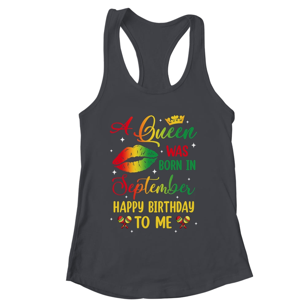 Jamaica Birthday Girl Party A Queen Was Born In September Shirt & Tank Top | siriusteestore