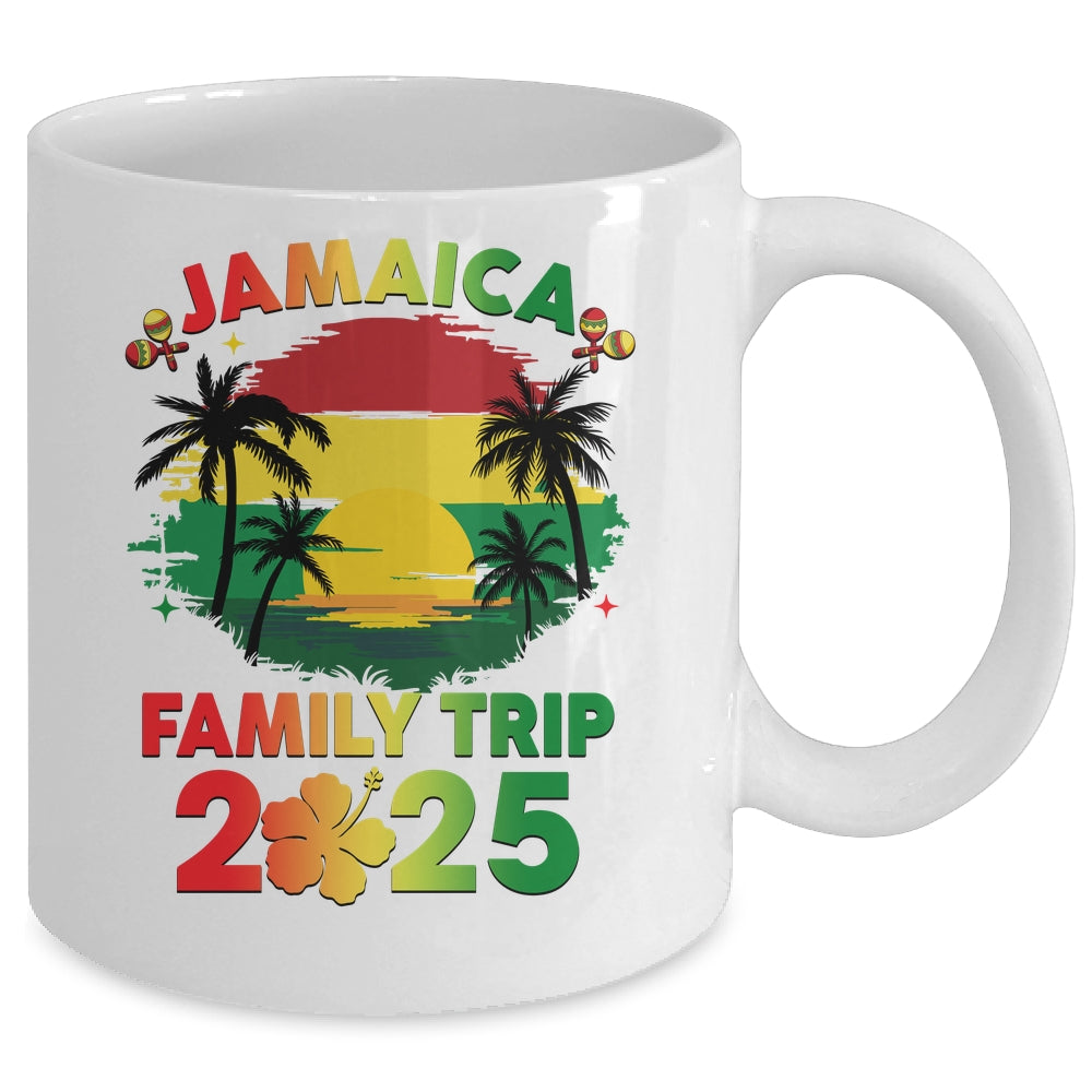 Jamaica Family Trip 2025 Beach Vacation Jamaican Caribbean Mug | siriusteestore