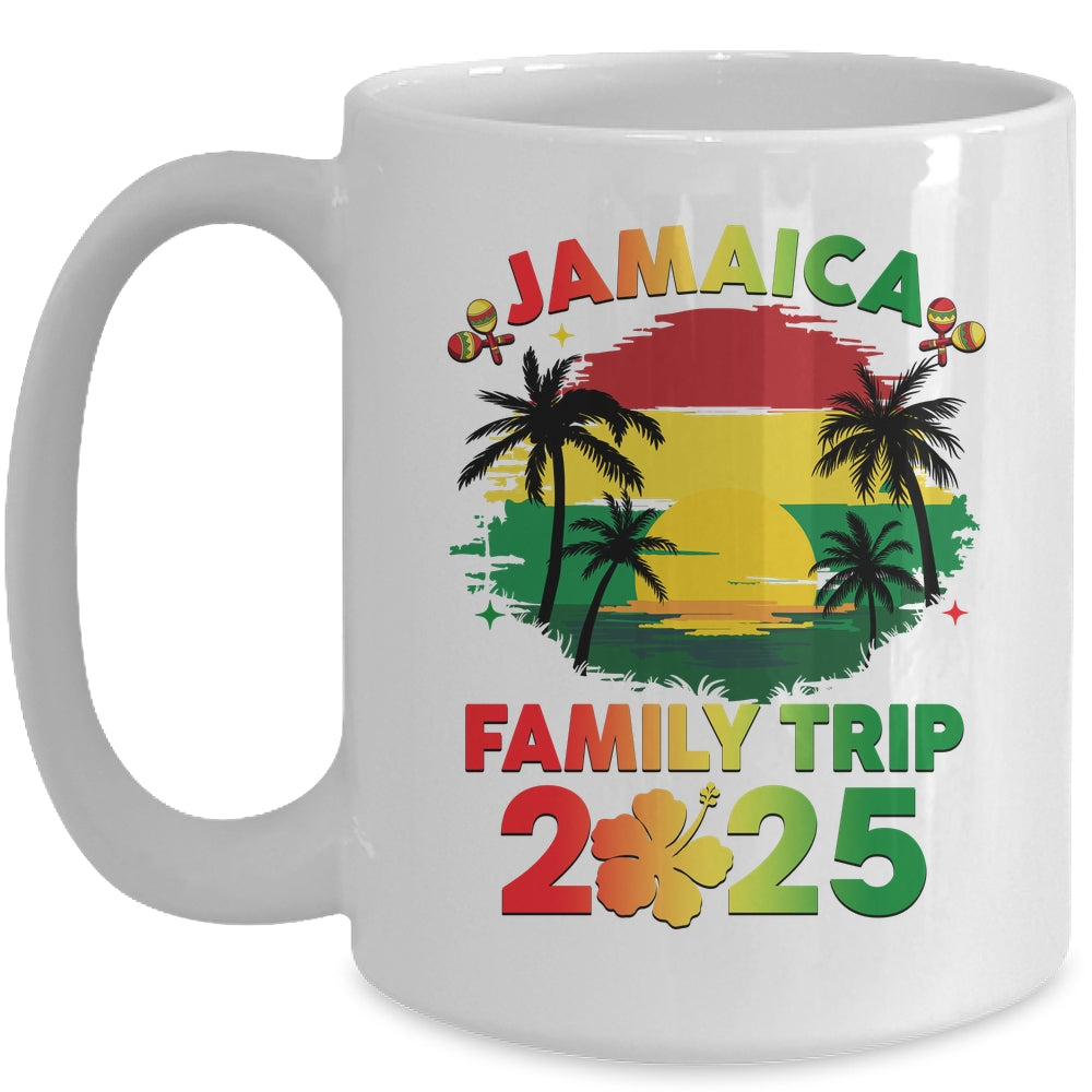 Jamaica Family Trip 2025 Beach Vacation Jamaican Caribbean Mug | siriusteestore