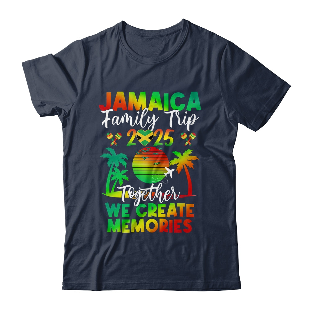 Jamaica Family Trip 2025 We Create Memories Jamaica Vacation Shirt & Tank Top | siriusteestore