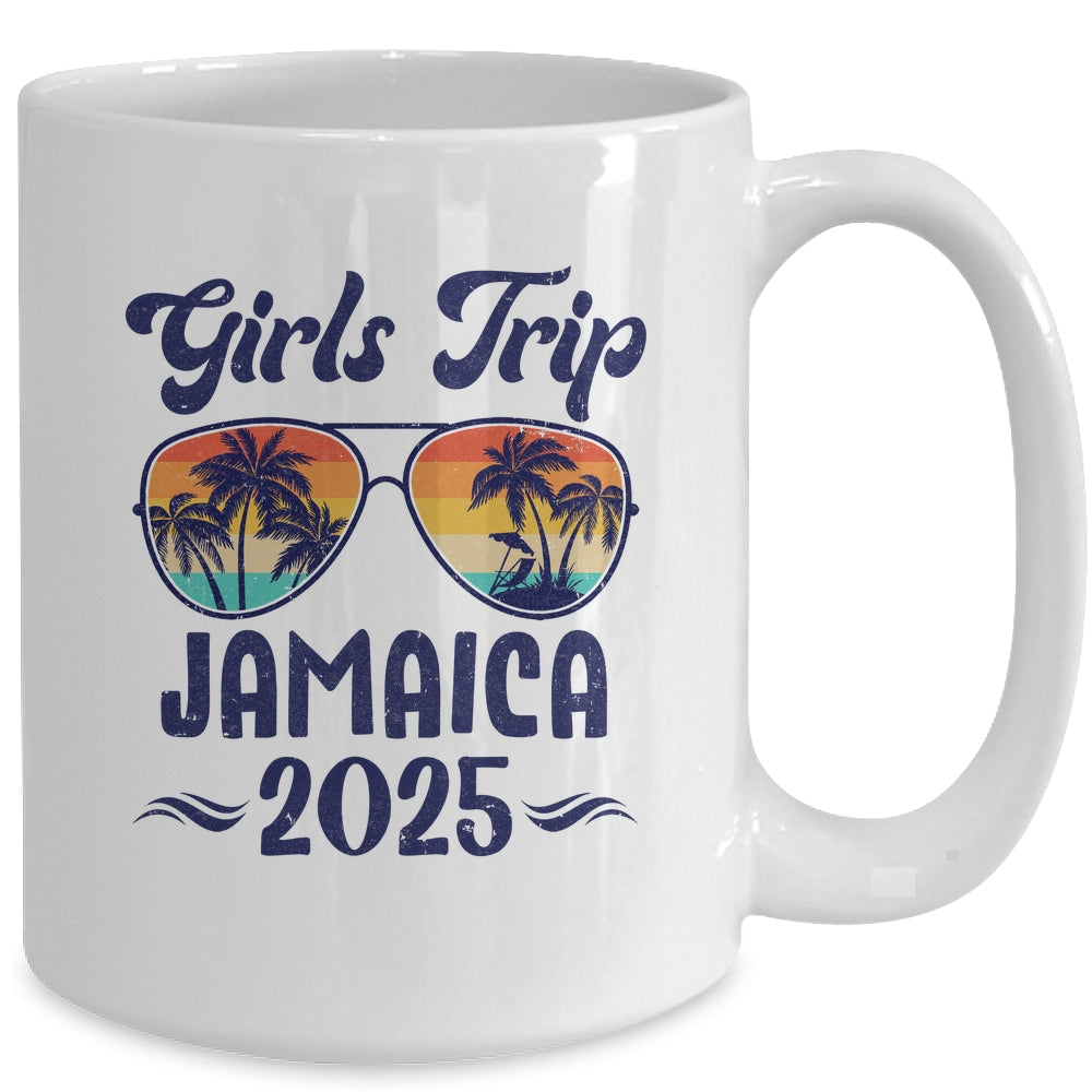 Jamaica Girls Trip Beach Vacation 2025 Matching Group Mug | siriusteestore