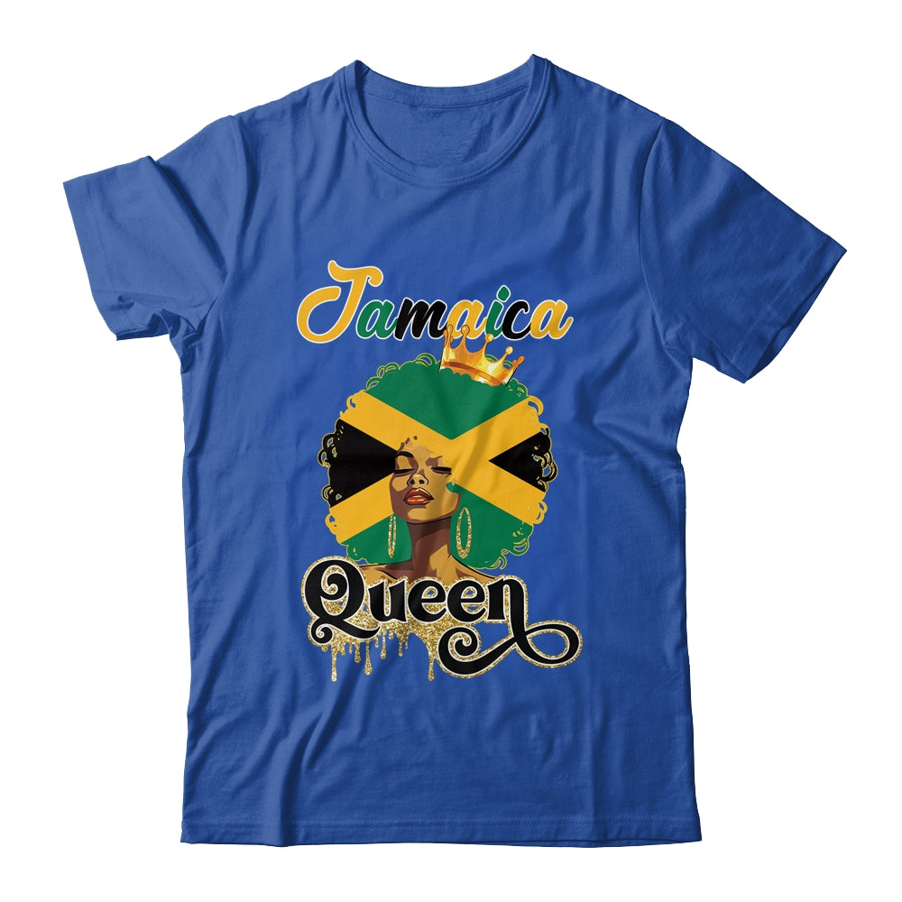 Jamaica Hair Flag Jamaican Black Girl Queen Afro Women Shirt & Tank Top | siriusteestore