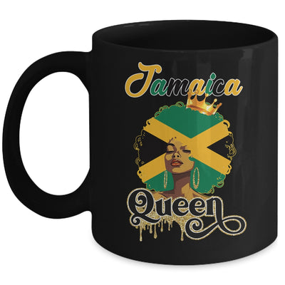 Jamaica Hair Flag Jamaican Black Girl Queen Afro Women Mug | siriusteestore