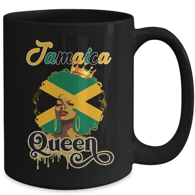Jamaica Hair Flag Jamaican Black Girl Queen Afro Women Mug | siriusteestore