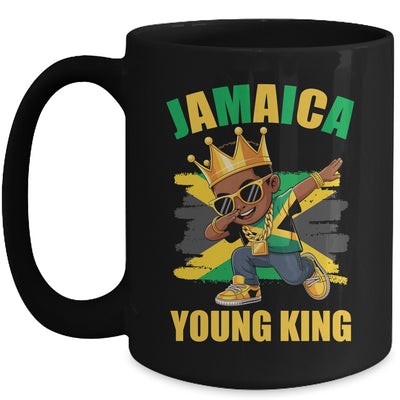 Jamaica Young King Jamaican Boy African Proud Jamaican Flag Mug | siriusteestore