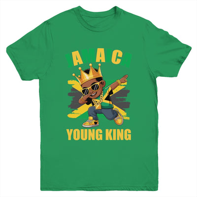 Jamaica Young King Jamaican Boy African Proud Jamaican Flag Youth Shirt | siriusteestore