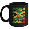 Jamaican Black Girls Jamaica Flag Afro Black Hair Women Mug | siriusteestore