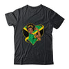 Jamaican Black Woman Melanin Jamaica Afro Girl Pride Flag Shirt & Tank Top | siriusteestore