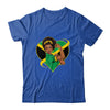 Jamaican Black Woman Melanin Jamaica Afro Girl Pride Flag Shirt & Tank Top | siriusteestore