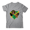 Jamaican Black Woman Melanin Jamaica Afro Girl Pride Flag Shirt & Tank Top | siriusteestore