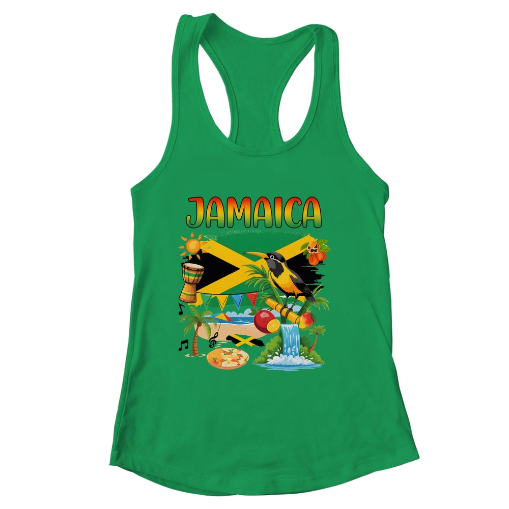 Jamaican Flag Outfit Kids Men Women Novelty Jamaica Flag Shirt & Tank Top | siriusteestore