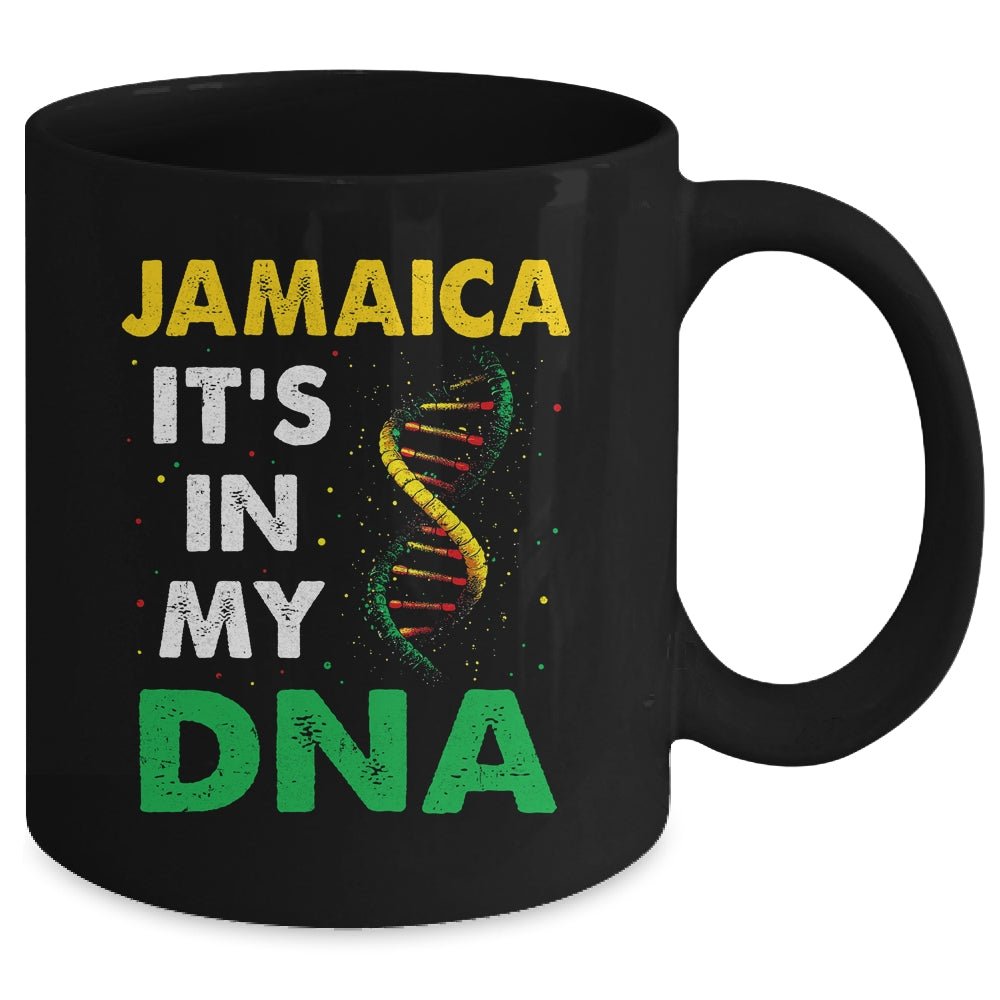 Jamaican Heritage Flag Men Women Kids Jamaica It's In My DNA Mug | siriusteestore