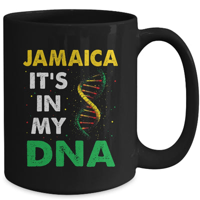 Jamaican Heritage Flag Men Women Kids Jamaica It's In My DNA Mug | siriusteestore