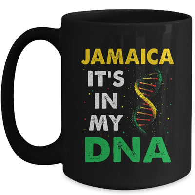 Jamaican Heritage Flag Men Women Kids Jamaica It's In My DNA Mug | siriusteestore
