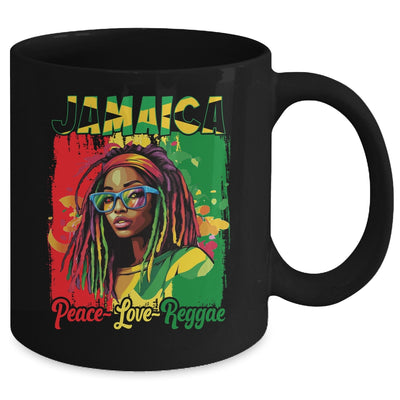 Jamaican Woman Life Reggae Music Culture Jamaica Flag Mug | siriusteestore