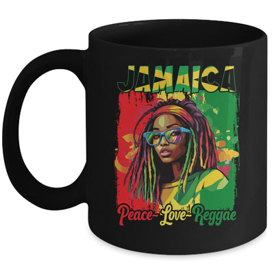 Jamaican Woman Life Reggae Music Culture Jamaica Flag Mug | siriusteestore