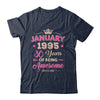 January 1995 30 Years Of Being Awesome Retro 30th Birthday Shirt & Tank Top | siriusteestore