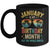 January Is My Birthday Retro Sunglasses Funny Birthday Mug | siriusteestore