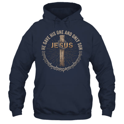 Jesus Christian Cross Bible John 3:16 Reflection Shirt & Hoodie | siriusteestore