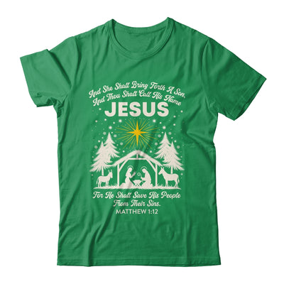 Jesus Christian Nativity Christmas Tree Xmas Family Holiday Shirt & Sweatshirt | siriusteestore