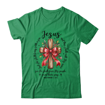 Jesus Christmas She Shall Bring Forth A Son Christian Xmas Shirt & Sweatshirt | siriusteestore