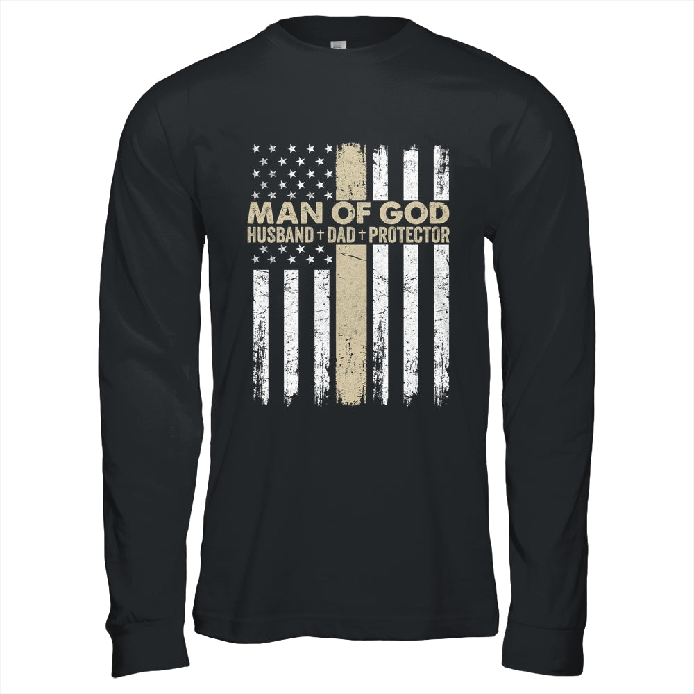 Jesus God Religious Man Of God Husband Dad Protector Shirt & Hoodie | siriusteestore
