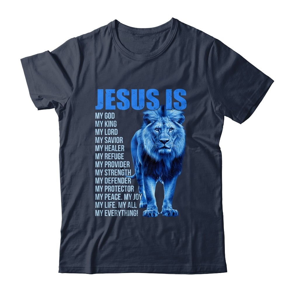 Jesus Is My God King Lord Savior Lion Christian Religious Shirt & Hoodie | siriusteestore