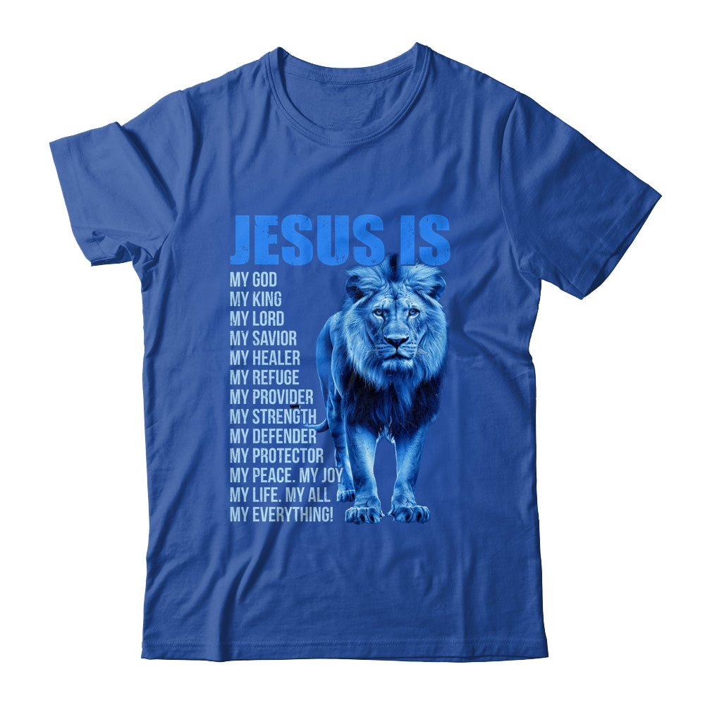 Jesus Is My God King Lord Savior Lion Christian Religious Shirt & Hoodie | siriusteestore