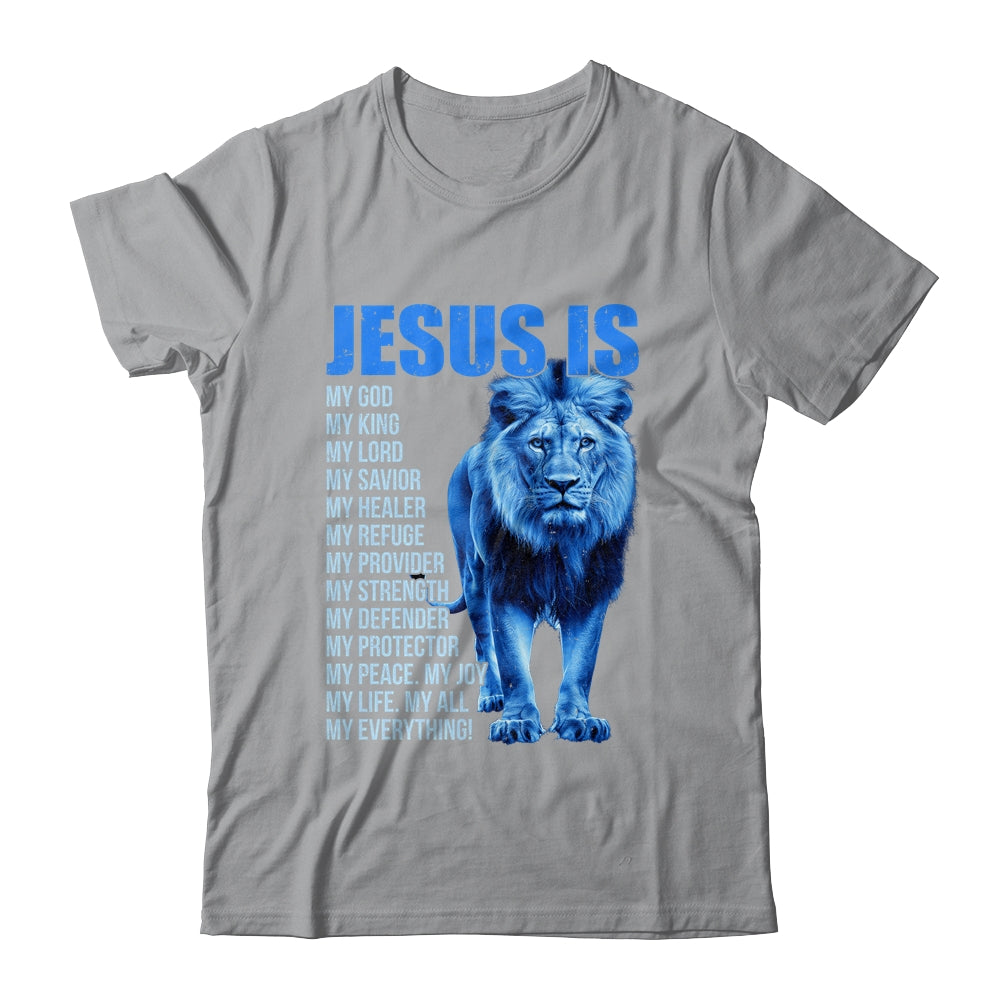 Jesus Is My God King Lord Savior Lion Christian Religious Shirt & Hoodie | siriusteestore