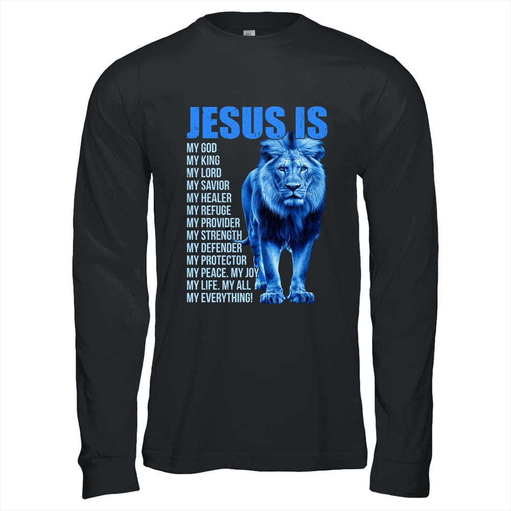 Jesus Is My God King Lord Savior Lion Christian Religious Shirt & Hoodie | siriusteestore