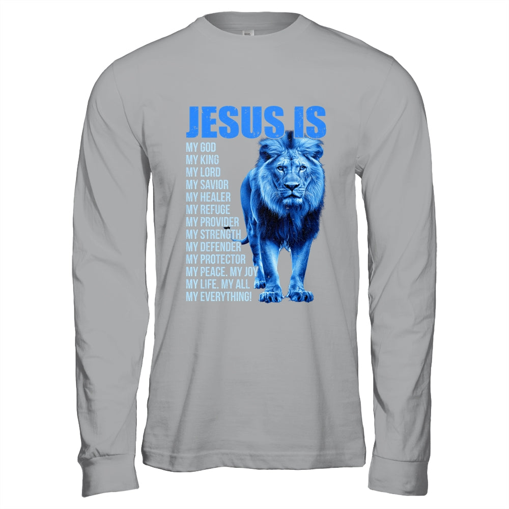 Jesus Is My God King Lord Savior Lion Christian Religious Shirt & Hoodie | siriusteestore