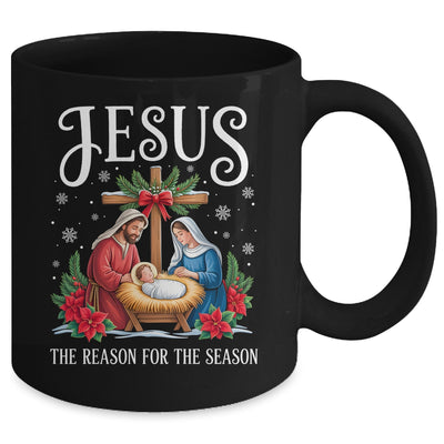 Jesus Is The Reason For The Season Christmas Christian Women Mug | siriusteestore