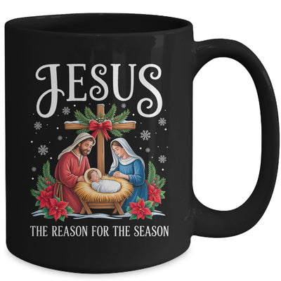 Jesus Is The Reason For The Season Christmas Christian Women Mug | siriusteestore