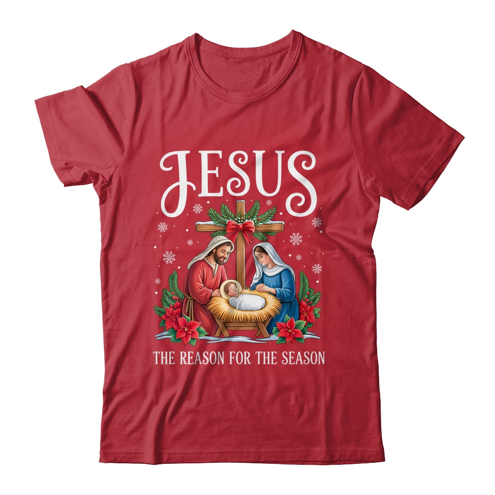 Jesus Is The Reason For The Season Christmas Christian Women Shirt & Sweatshirt | siriusteestore