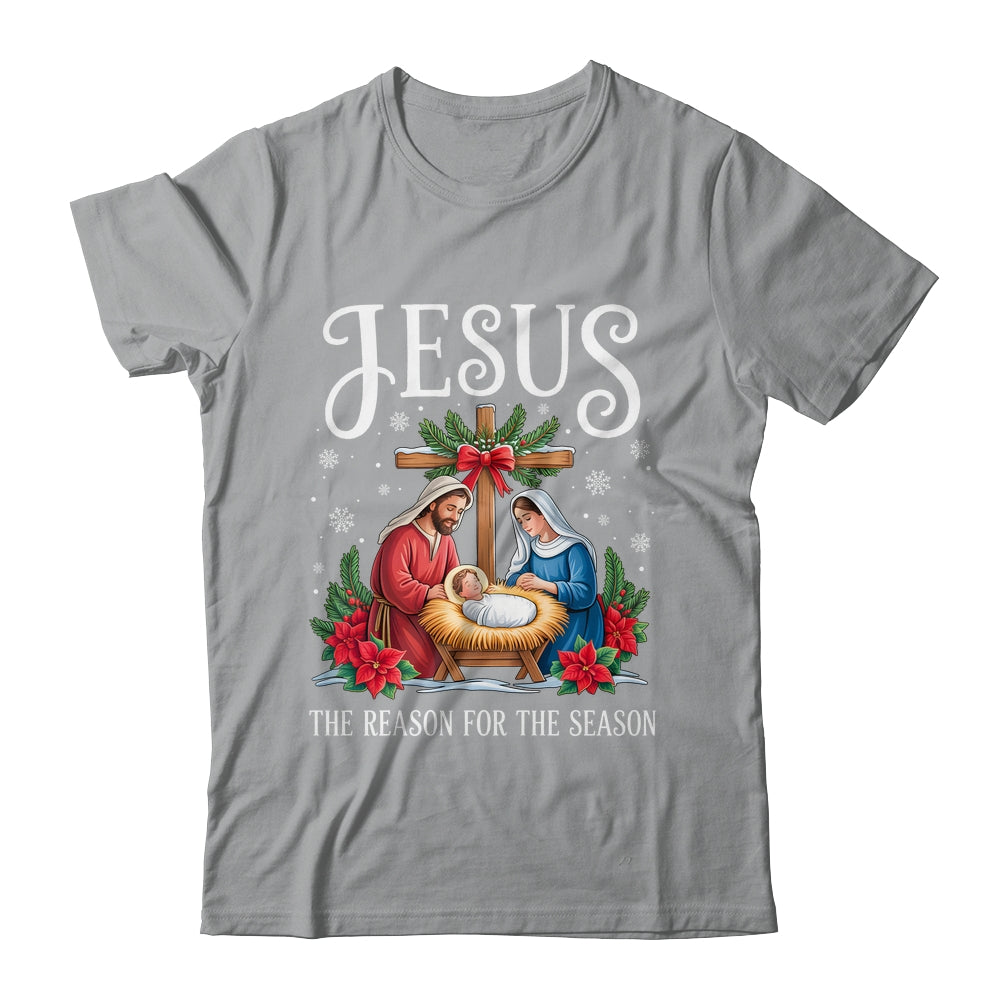 Jesus Is The Reason For The Season Christmas Christian Women Shirt & Sweatshirt | siriusteestore