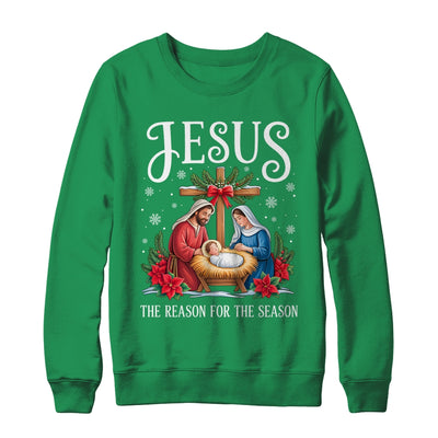 Jesus Is The Reason For The Season Christmas Christian Women Shirt & Sweatshirt | siriusteestore