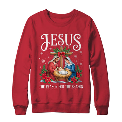 Jesus Is The Reason For The Season Christmas Christian Women Shirt & Sweatshirt | siriusteestore