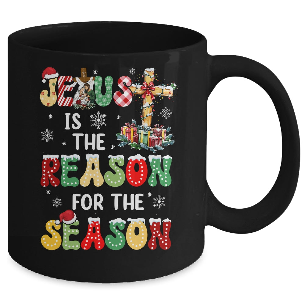 Jesus Is The Reason For The Season Christmas Christian Xmas Mug | siriusteestore
