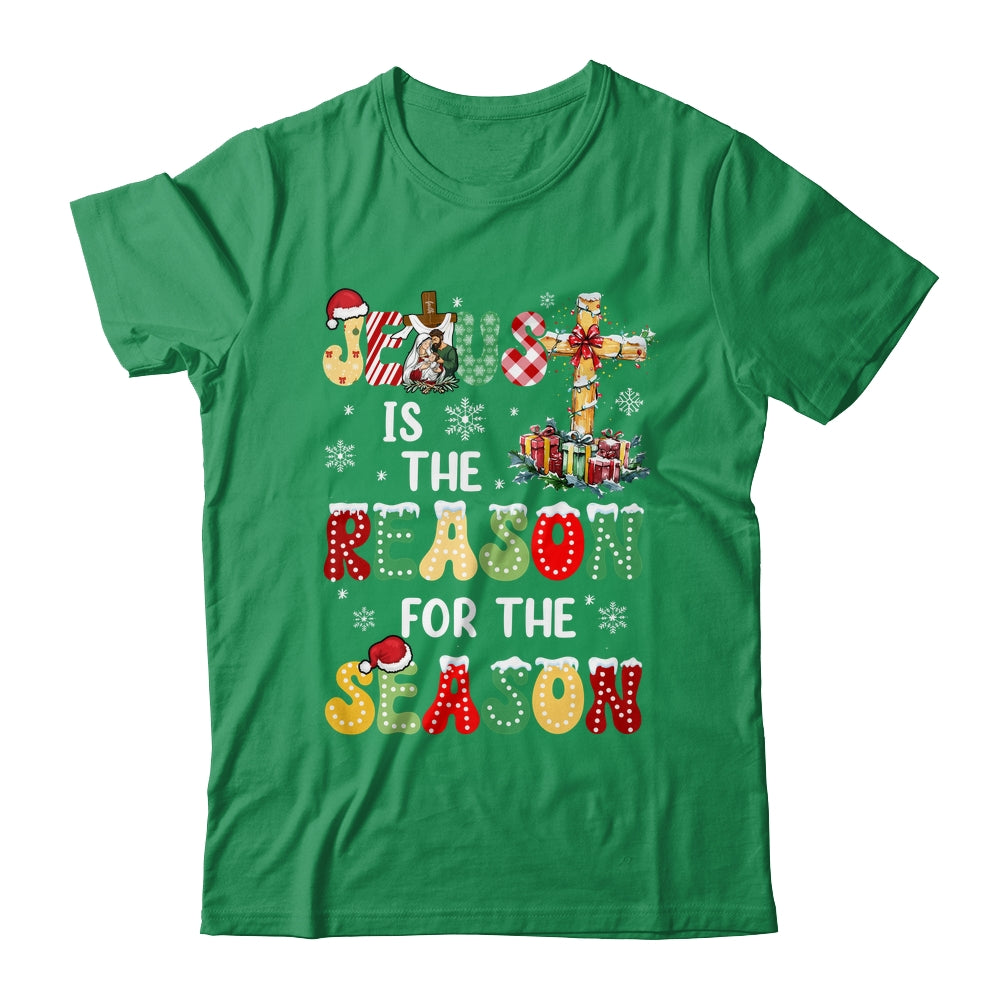 Jesus Is The Reason For The Season Christmas Christian Xmas Shirt & Sweatshirt | siriusteestore