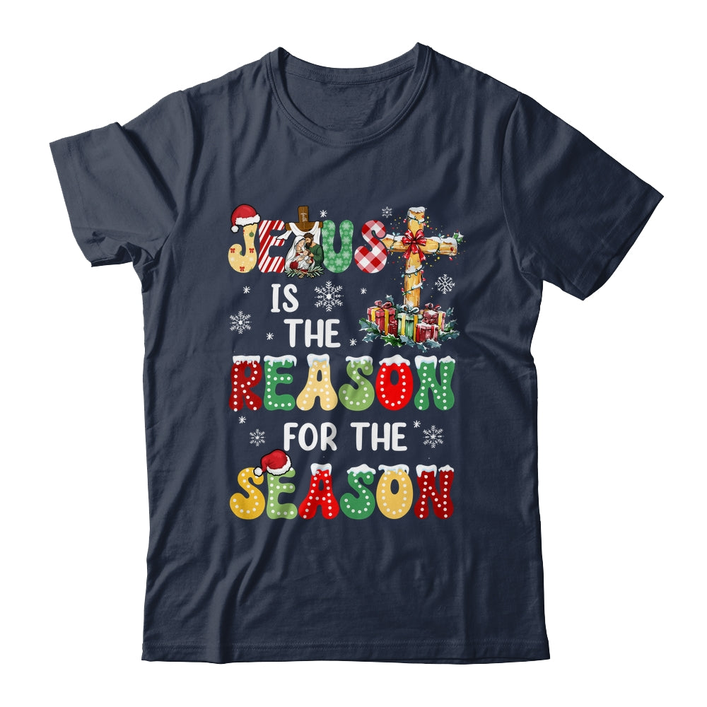 Jesus Is The Reason For The Season Christmas Christian Xmas Shirt & Sweatshirt | siriusteestore