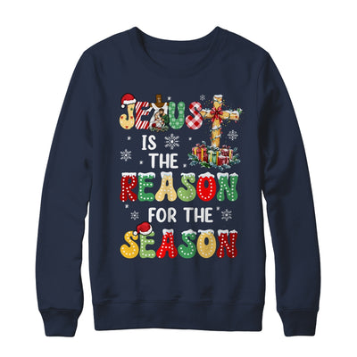 Jesus Is The Reason For The Season Christmas Christian Xmas Shirt & Sweatshirt | siriusteestore
