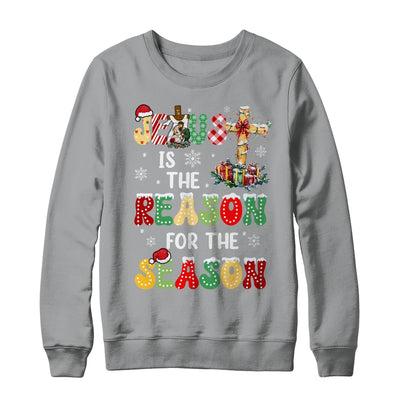 Jesus Is The Reason For The Season Christmas Christian Xmas Shirt & Sweatshirt | siriusteestore
