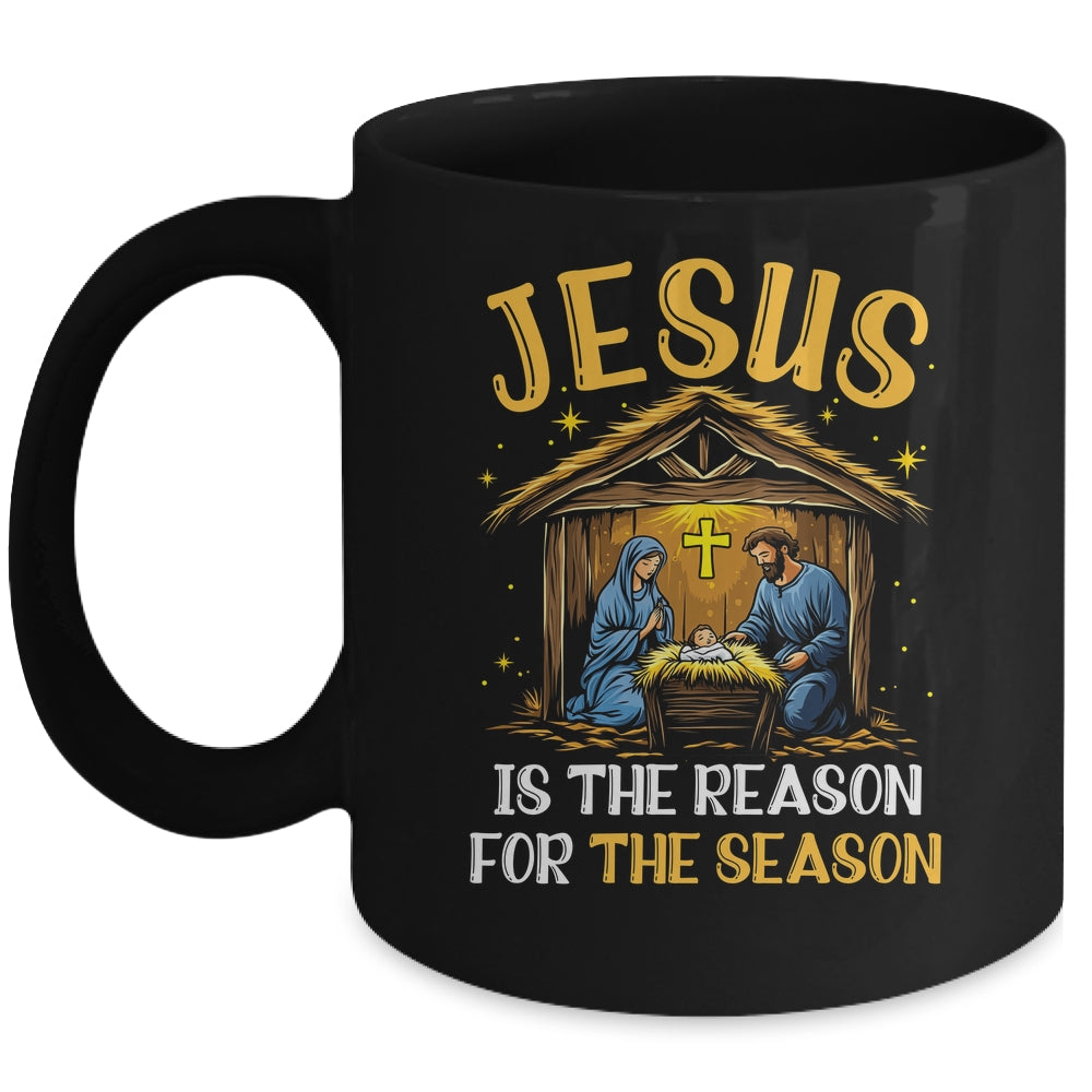 Jesus Is The Reason For The Season Christmas Xmas Christian Mug | siriusteestore