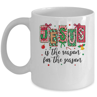 Jesus Is The Reason For The Season Coquette Christmas Christian Mug | siriusteestore