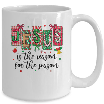 Jesus Is The Reason For The Season Coquette Christmas Christian Mug | siriusteestore