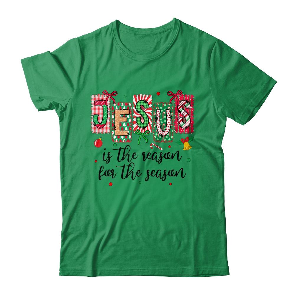 Jesus Is The Reason For The Season Coquette Christmas Christian Shirt & Sweatshirt | siriusteestore