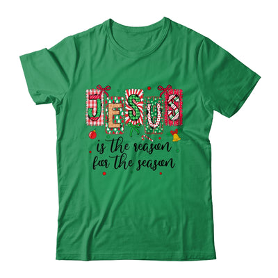 Jesus Is The Reason For The Season Coquette Christmas Christian Shirt & Sweatshirt | siriusteestore
