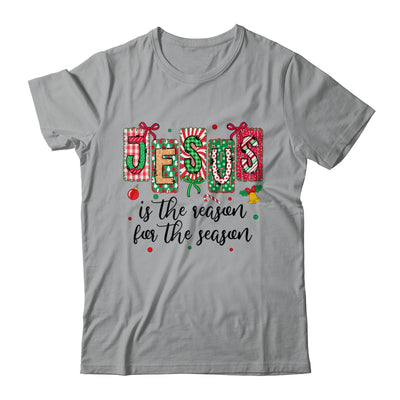 Jesus Is The Reason For The Season Coquette Christmas Christian Shirt & Sweatshirt | siriusteestore