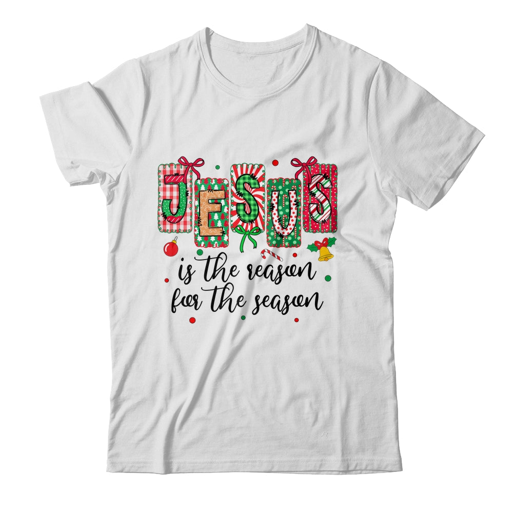 Jesus Is The Reason For The Season Coquette Christmas Christian Shirt & Sweatshirt | siriusteestore